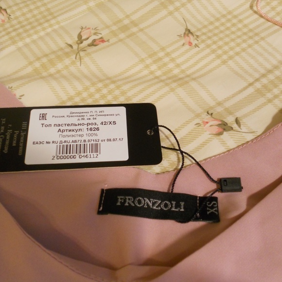 NWT. Rose Pink Pearl Like on Strap Beads. Top. - Picture 5 of 6